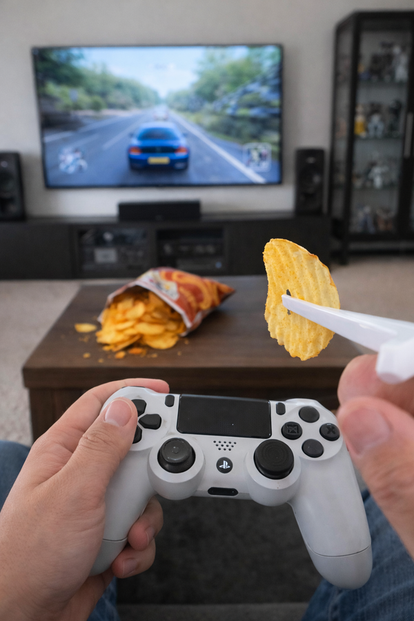 FingerFree Snackstäbchen für Gamer sauber zocken
