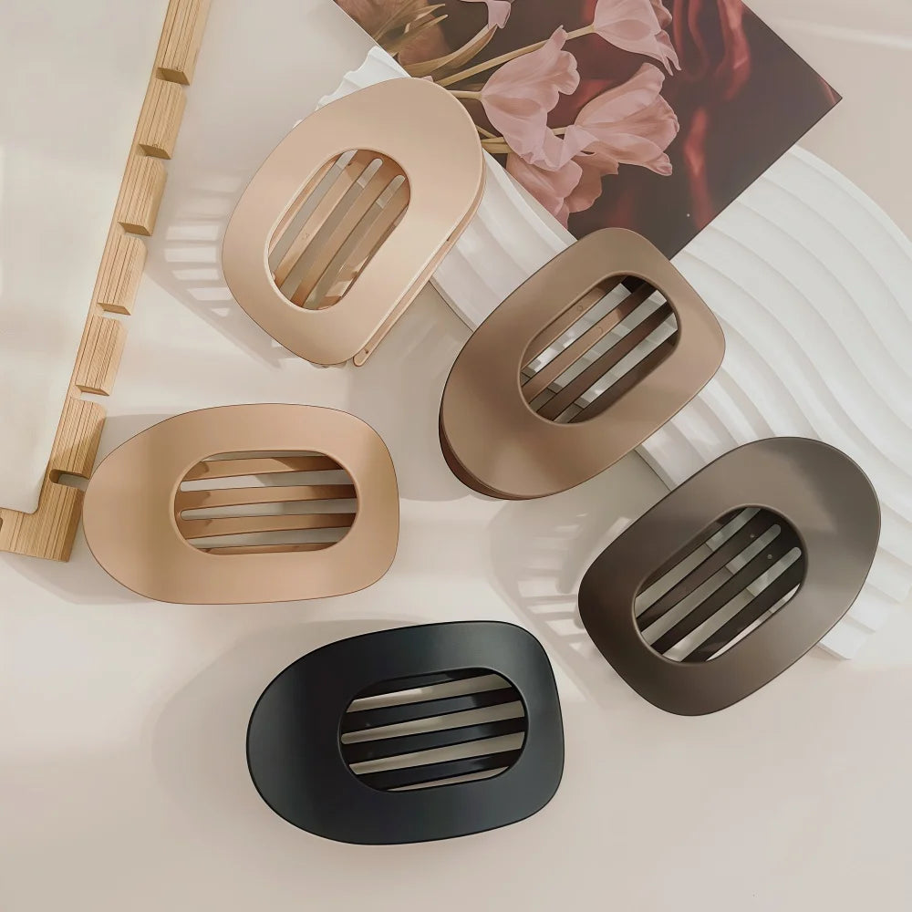 AmberGrip™ Haarklammer – Flaches Design, Starker Halt & Schmerzfreier Komfort für alle Haartypen