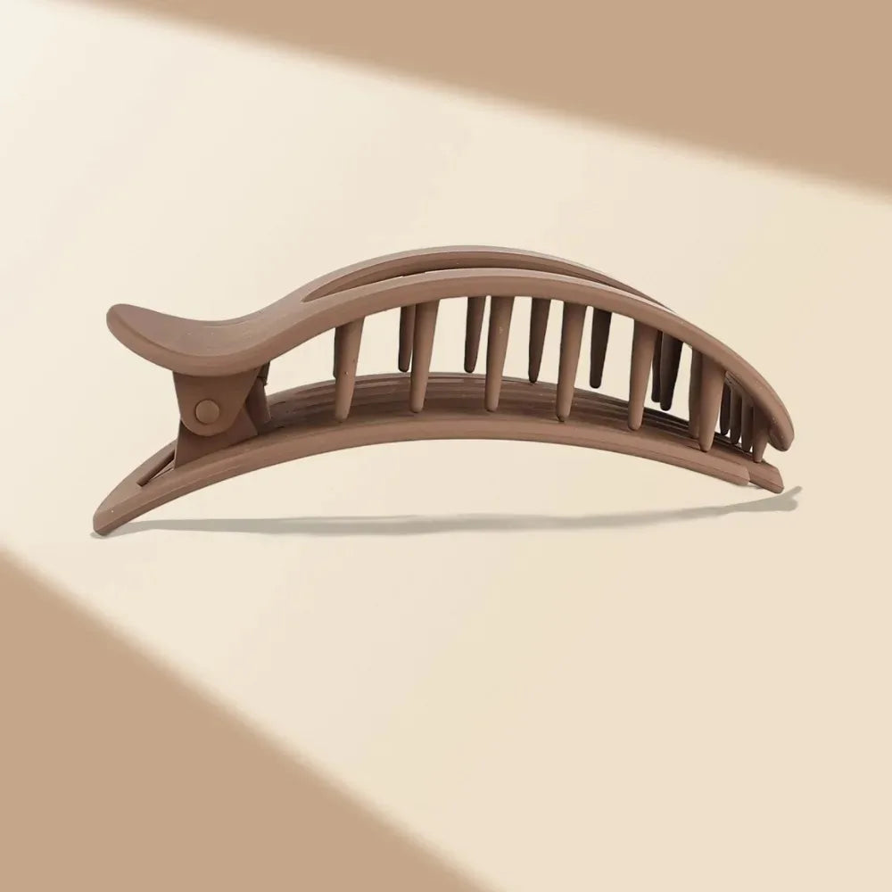 AmberGrip™ Haarklammer – Flaches Design, Starker Halt & Schmerzfreier Komfort für alle Haartypen